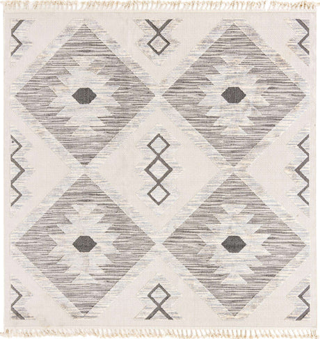 Sandy Beige 9' 10 x 9' 10 Arlo Square Area Rug 100% Polypropylene With Cotton Backing Easy Clean Indoor Living Room Bedroom Dining Office Carpet for Sale at Rug Engine