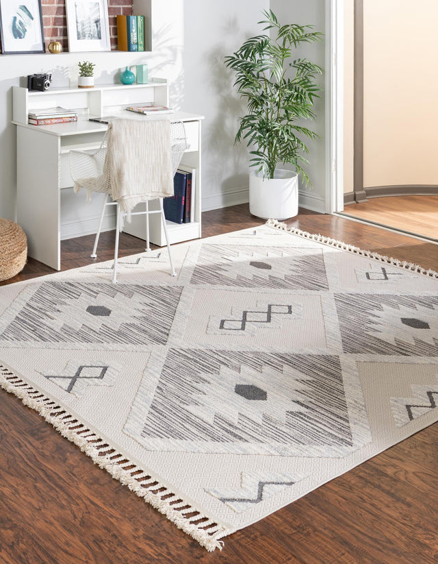 Sandy Beige 9' 10 x 9' 10 Arlo Square Area Rug 100% Polypropylene With Cotton Backing Easy Clean Indoor Living Room Bedroom Dining Office Carpet for Sale at Rug Engine