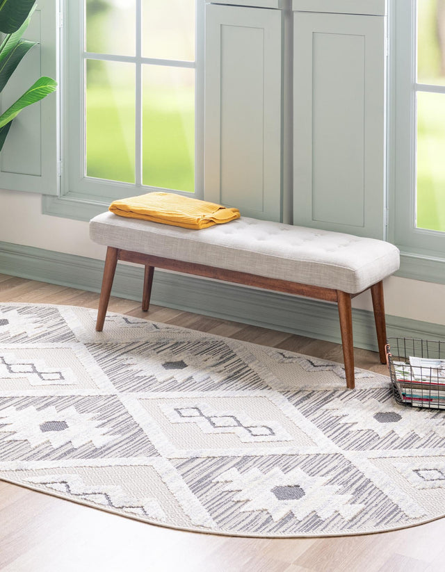 Sandy Beige 7' 10 x 10' Arlo Oval Area Rug 100% Polypropylene With Cotton Backing Easy Clean Indoor Living Room Bedroom Dining Office Carpet for Sale at Rug Engine
