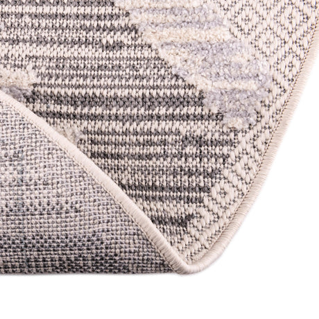 Sandy Beige 4' x 6' Arlo Oval Area Rug 100% Polypropylene With Cotton Backing Easy Clean Indoor Living Room Bedroom Dining Office Carpet for Sale at Rug Engine