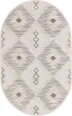 Sandy Beige 5' 3 x 8' Arlo Oval Area Rug 100% Polypropylene With Cotton Backing Easy Clean Indoor Living Room Bedroom Dining Office Carpet for Sale at Rug Engine