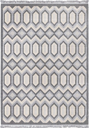Charcoal 9' x 12' Arlo Rectangle Area Rug 100% Polypropylene With Cotton Backing Easy Clean Indoor Living Room Bedroom Dining Office Carpet for Sale at Rug Engine