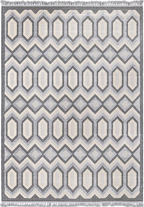 Charcoal 9' x 12' Arlo Rectangle Area Rug 100% Polypropylene With Cotton Backing Easy Clean Indoor Living Room Bedroom Dining Office Carpet for Sale at Rug Engine