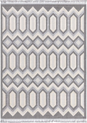 Charcoal 7' 10 x 10' Arlo Rectangle Area Rug 100% Polypropylene With Cotton Backing Easy Clean Indoor Living Room Bedroom Dining Office Carpet for Sale at Rug Engine