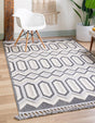Charcoal 6' x 9' Arlo Rectangle Area Rug 100% Polypropylene With Cotton Backing Easy Clean Indoor Living Room Bedroom Dining Office Carpet for Sale at Rug Engine