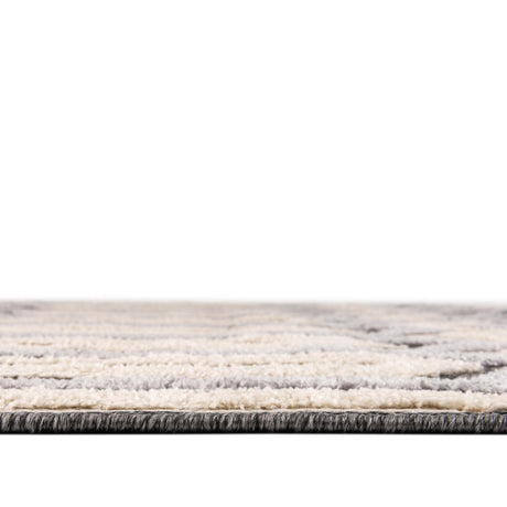 Charcoal 4' x 6' Arlo Rectangle Area Rug 100% Polypropylene With Cotton Backing Easy Clean Indoor Living Room Bedroom Dining Office Carpet for Sale at Rug Engine