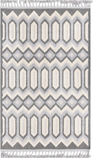 Charcoal 4' x 6' Arlo Rectangle Area Rug 100% Polypropylene With Cotton Backing Easy Clean Indoor Living Room Bedroom Dining Office Carpet for Sale at Rug Engine