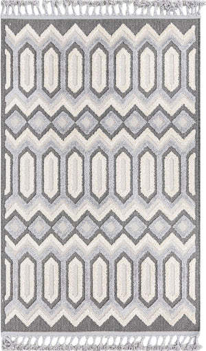 Charcoal 4' x 6' Arlo Rectangle Area Rug 100% Polypropylene With Cotton Backing Easy Clean Indoor Living Room Bedroom Dining Office Carpet for Sale at Rug Engine