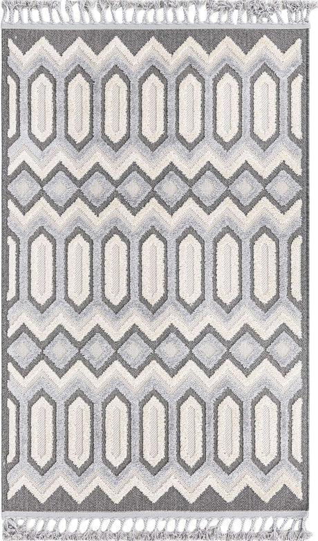 Charcoal 4' x 6' Arlo Rectangle Area Rug 100% Polypropylene With Cotton Backing Easy Clean Indoor Living Room Bedroom Dining Office Carpet for Sale at Rug Engine