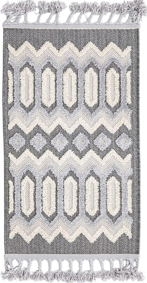 Charcoal 2' x 3' Arlo Rectangle Area Rug 100% Polypropylene With Cotton Backing Easy Clean Indoor Living Room Bedroom Dining Office Carpet for Sale at Rug Engine