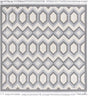 Charcoal 7' 10 x 7' 10 Arlo Square Area Rug 100% Polypropylene With Cotton Backing Easy Clean Indoor Living Room Bedroom Dining Office Carpet for Sale at Rug Engine