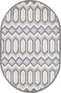 Charcoal 4' x 6' Arlo Oval Area Rug 100% Polypropylene With Cotton Backing Easy Clean Indoor Living Room Bedroom Dining Office Carpet for Sale at Rug Engine
