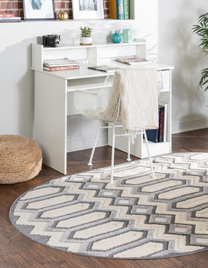 Charcoal 4' x 6' Arlo Oval Area Rug 100% Polypropylene With Cotton Backing Easy Clean Indoor Living Room Bedroom Dining Office Carpet for Sale at Rug Engine