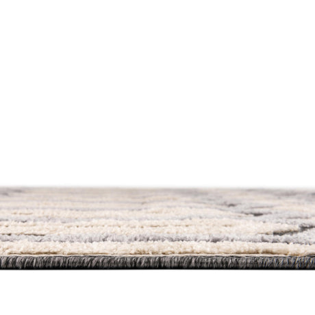 Charcoal 4' x 6' Arlo Oval Area Rug 100% Polypropylene With Cotton Backing Easy Clean Indoor Living Room Bedroom Dining Office Carpet for Sale at Rug Engine