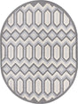 Charcoal 7' 10 x 10' Arlo Oval Area Rug 100% Polypropylene With Cotton Backing Easy Clean Indoor Living Room Bedroom Dining Office Carpet for Sale at Rug Engine
