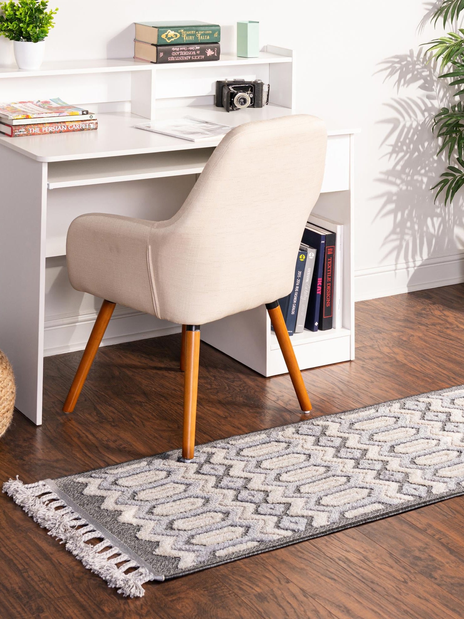 Charcoal 2' 7 x 12' Arlo Runner Area Rug 100% Polypropylene With Cotton Backing Easy Clean Indoor Living Room Bedroom Dining Office Carpet for Sale at Rug Engine