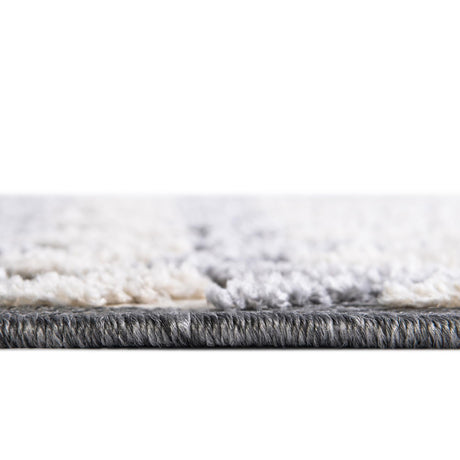 Charcoal 2' x 6' Arlo Runner Area Rug 100% Polypropylene With Cotton Backing Easy Clean Indoor Living Room Bedroom Dining Office Carpet for Sale at Rug Engine