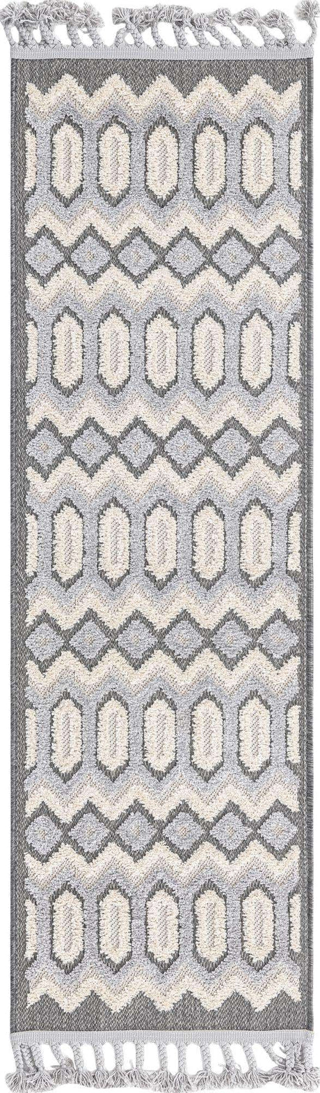 Charcoal 2' x 6' Arlo Runner Area Rug 100% Polypropylene With Cotton Backing Easy Clean Indoor Living Room Bedroom Dining Office Carpet for Sale at Rug Engine