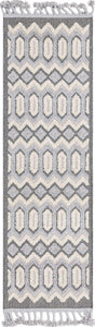 Charcoal 2' x 6' Arlo Runner Area Rug 100% Polypropylene With Cotton Backing Easy Clean Indoor Living Room Bedroom Dining Office Carpet for Sale at Rug Engine