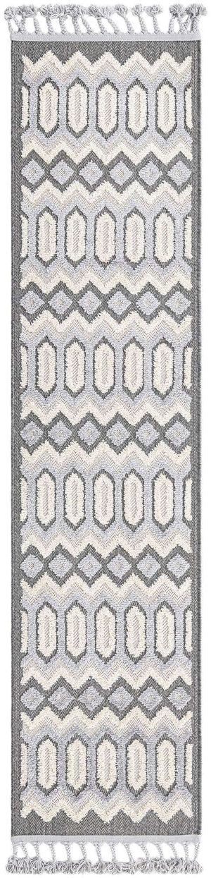 Charcoal 2' x 8' Arlo Runner Area Rug 100% Polypropylene With Cotton Backing Easy Clean Indoor Living Room Bedroom Dining Office Carpet for Sale at Rug Engine