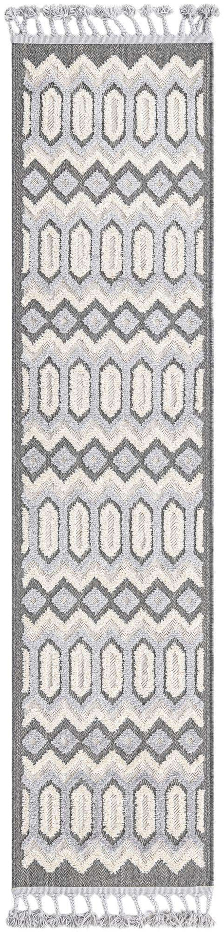 Charcoal 2' x 8' Arlo Runner Area Rug 100% Polypropylene With Cotton Backing Easy Clean Indoor Living Room Bedroom Dining Office Carpet for Sale at Rug Engine