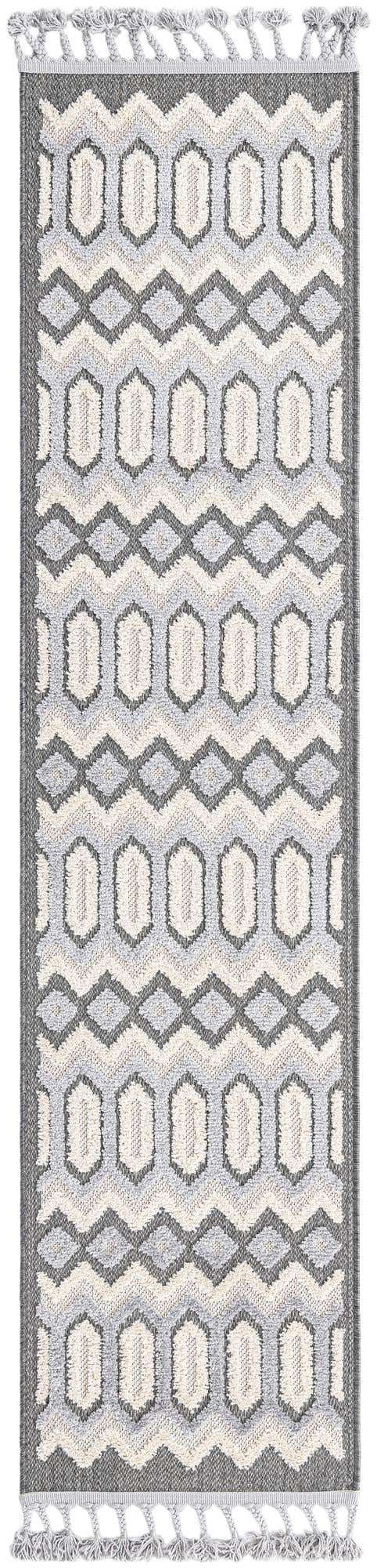 Charcoal 2' x 8' Arlo Runner Area Rug 100% Polypropylene With Cotton Backing Easy Clean Indoor Living Room Bedroom Dining Office Carpet for Sale at Rug Engine