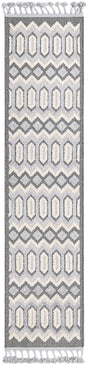 Charcoal 2' x 8' Arlo Runner Area Rug 100% Polypropylene With Cotton Backing Easy Clean Indoor Living Room Bedroom Dining Office Carpet for Sale at Rug Engine