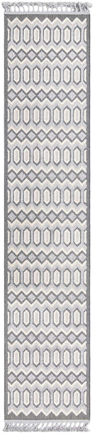 Charcoal 2' 7 x 12' Arlo Runner Area Rug 100% Polypropylene With Cotton Backing Easy Clean Indoor Living Room Bedroom Dining Office Carpet for Sale at Rug Engine