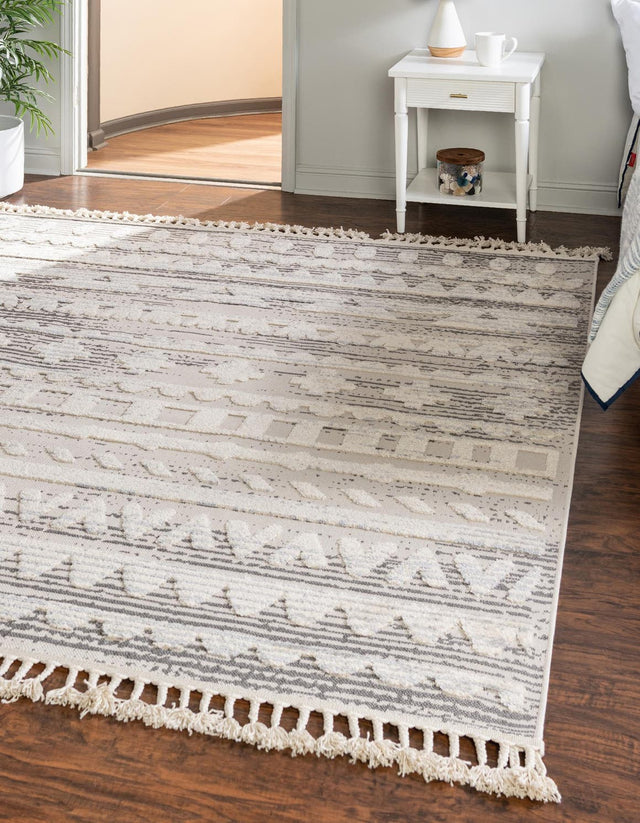 Sandy Beige 5' 3 x 5' 3 Arlo Square Area Rug 100% Polypropylene With Cotton Backing Easy Clean Indoor Living Room Bedroom Dining Office Carpet for Sale at Rug Engine
