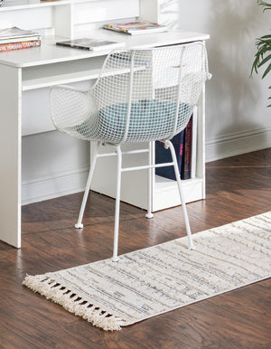Sandy Beige 3' x 12' Arlo Runner Area Rug 100% Polypropylene With Cotton Backing Easy Clean Indoor Living Room Bedroom Dining Office Carpet for Sale at Rug Engine