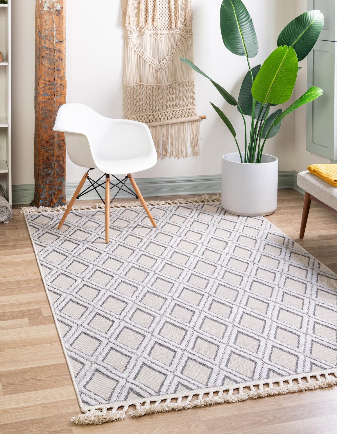 Sandy Beige 5' 3 x 8' Arlo Rectangle Area Rug 100% Polypropylene With Cotton Backing Easy Clean Indoor Living Room Bedroom Dining Office Carpet for Sale at Rug Engine