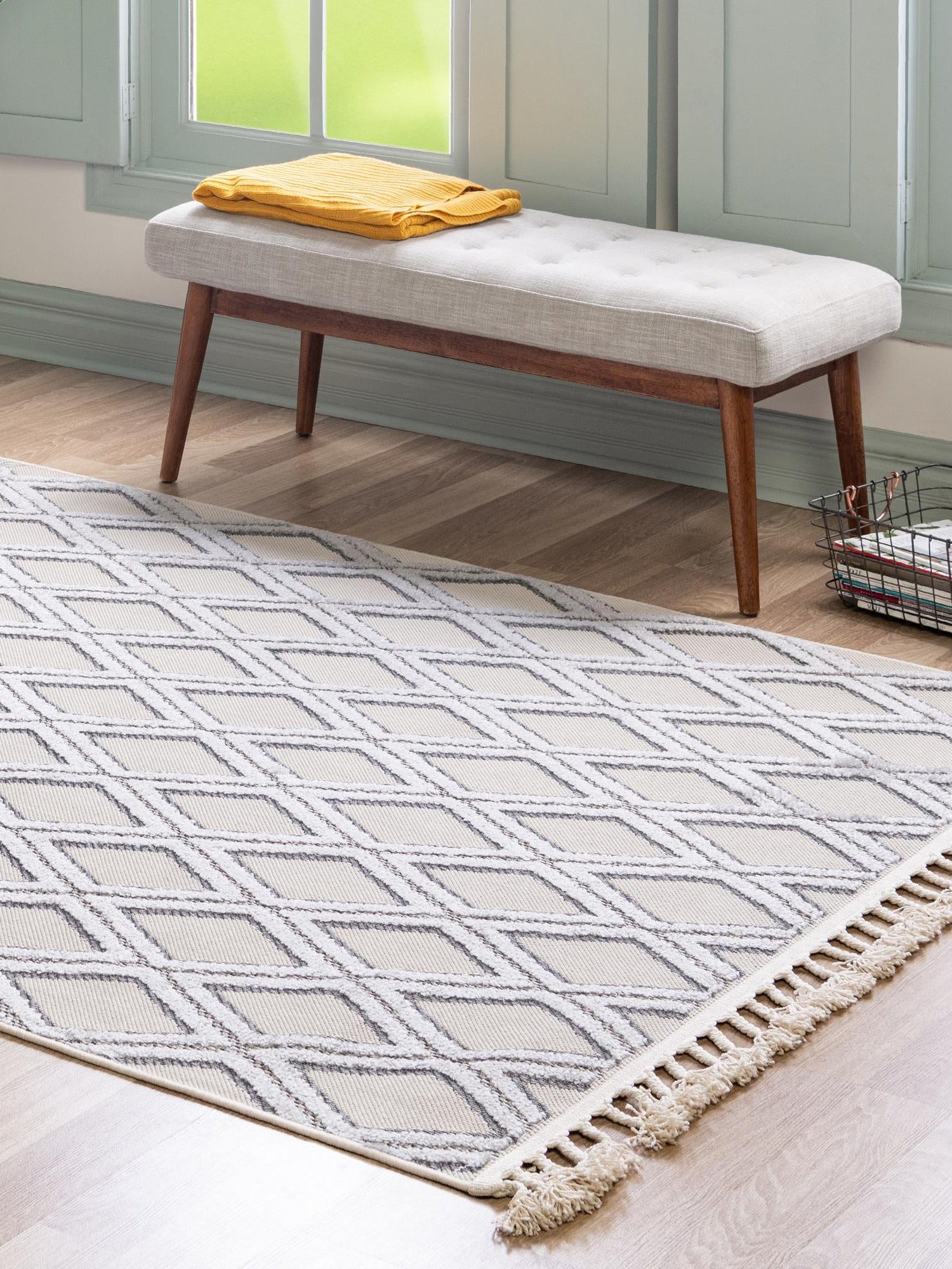 Sandy Beige 6' x 9' Arlo Rectangle Area Rug 100% Polypropylene With Cotton Backing Easy Clean Indoor Living Room Bedroom Dining Office Carpet for Sale at Rug Engine
