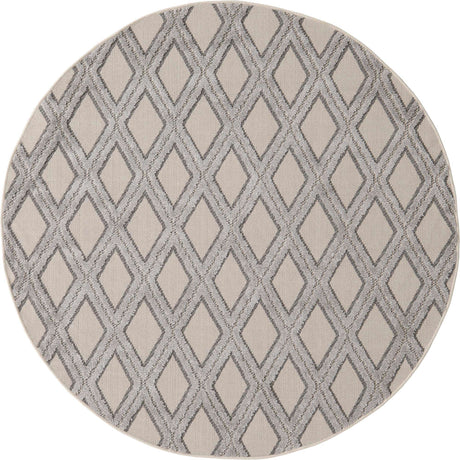 Sandy Beige 5' 3 x 5' 3 Arlo Round Area Rug 100% Polypropylene With Cotton Backing Easy Clean Indoor Living Room Bedroom Dining Office Carpet for Sale at Rug Engine
