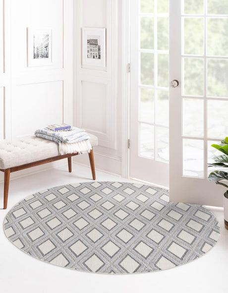 Sandy Beige 7' x 7' Arlo Round Area Rug 100% Polypropylene With Cotton Backing Easy Clean Indoor Living Room Bedroom Dining Office Carpet for Sale at Rug Engine