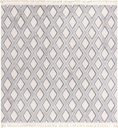 Sandy Beige 9' 10 x 9' 10 Arlo Square Area Rug 100% Polypropylene With Cotton Backing Easy Clean Indoor Living Room Bedroom Dining Office Carpet for Sale at Rug Engine