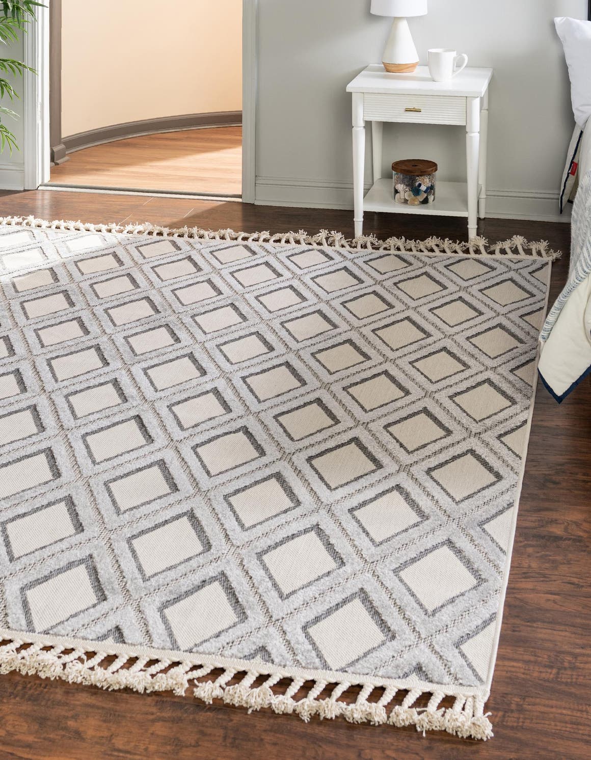 Sandy Beige 9' 10 x 9' 10 Arlo Square Area Rug 100% Polypropylene With Cotton Backing Easy Clean Indoor Living Room Bedroom Dining Office Carpet for Sale at Rug Engine