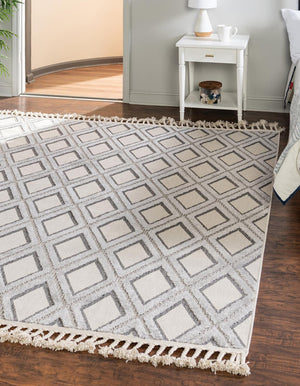 Sandy Beige 9' 10 x 9' 10 Arlo Square Area Rug 100% Polypropylene With Cotton Backing Easy Clean Indoor Living Room Bedroom Dining Office Carpet for Sale at Rug Engine
