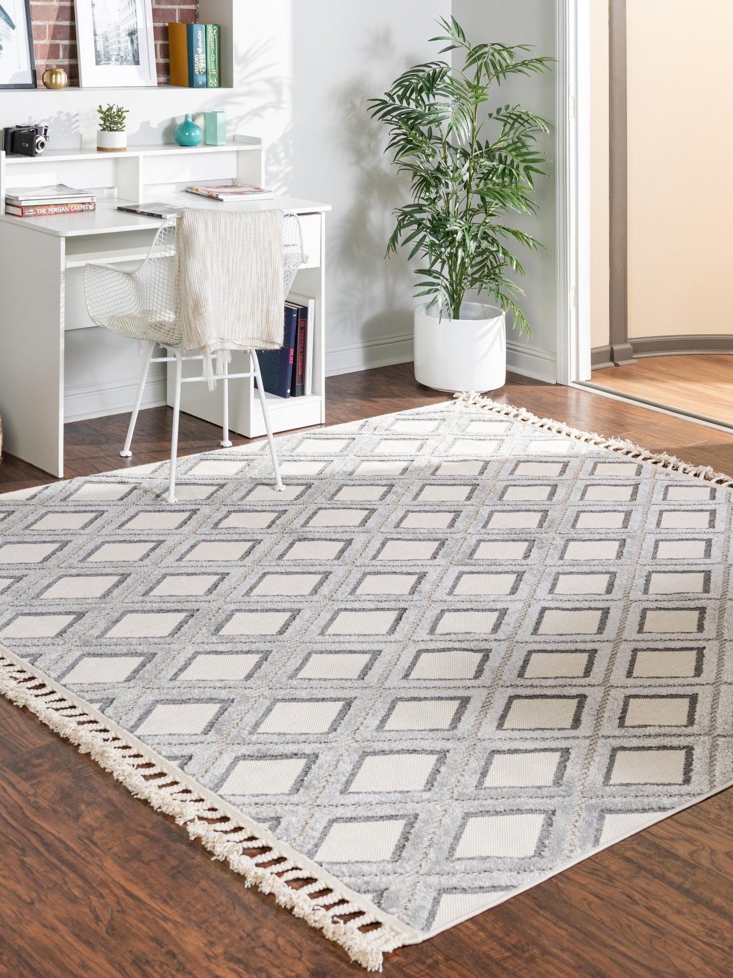 Sandy Beige 7' 10 x 7' 10 Arlo Square Area Rug 100% Polypropylene With Cotton Backing Easy Clean Indoor Living Room Bedroom Dining Office Carpet for Sale at Rug Engine
