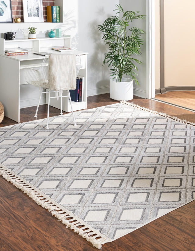 Sandy Beige 7' 10 x 7' 10 Arlo Square Area Rug 100% Polypropylene With Cotton Backing Easy Clean Indoor Living Room Bedroom Dining Office Carpet for Sale at Rug Engine