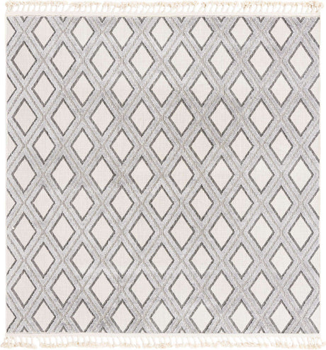 Sandy Beige 7' 10 x 7' 10 Arlo Square Area Rug 100% Polypropylene With Cotton Backing Easy Clean Indoor Living Room Bedroom Dining Office Carpet for Sale at Rug Engine