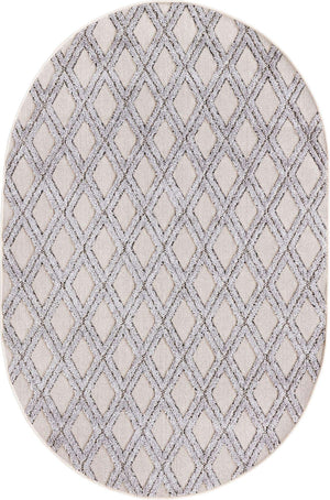 Sandy Beige 4' x 6' Arlo Oval Area Rug 100% Polypropylene With Cotton Backing Easy Clean Indoor Living Room Bedroom Dining Office Carpet for Sale at Rug Engine