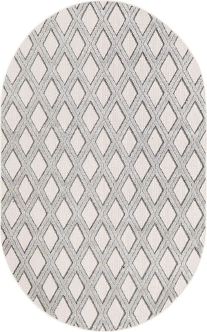 Sandy Beige 5' 3 x 8' Arlo Oval Area Rug 100% Polypropylene With Cotton Backing Easy Clean Indoor Living Room Bedroom Dining Office Carpet for Sale at Rug Engine