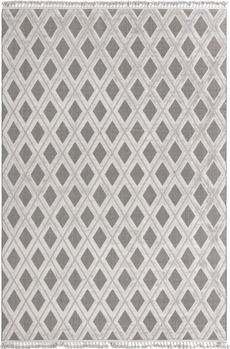 Charcoal 9' 10 x 14' Arlo Rectangle Area Rug 100% Polypropylene With Cotton Backing Easy Clean Indoor Living Room Bedroom Dining Office Carpet for Sale at Rug Engine