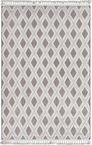 Charcoal 6' x 9' Arlo Rectangle Area Rug 100% Polypropylene With Cotton Backing Easy Clean Indoor Living Room Bedroom Dining Office Carpet for Sale at Rug Engine