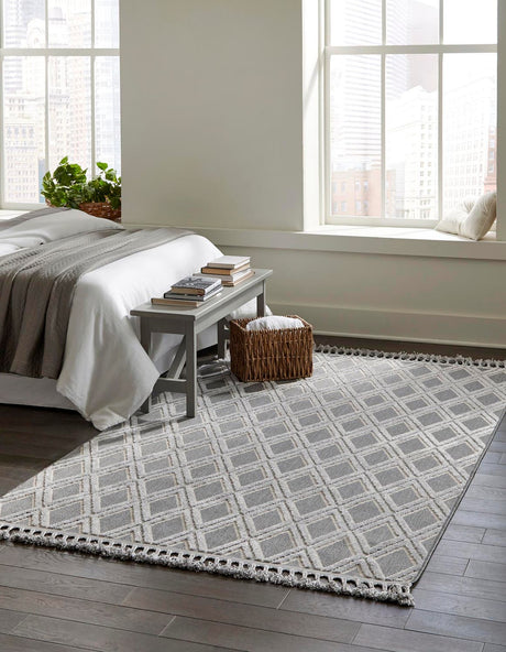 Charcoal 2' x 3' Arlo Rectangle Area Rug 100% Polypropylene With Cotton Backing Easy Clean Indoor Living Room Bedroom Dining Office Carpet for Sale at Rug Engine