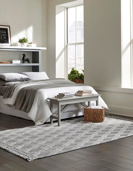 Charcoal 7' 10 x 10' Arlo Rectangle Area Rug 100% Polypropylene With Cotton Backing Easy Clean Indoor Living Room Bedroom Dining Office Carpet for Sale at Rug Engine