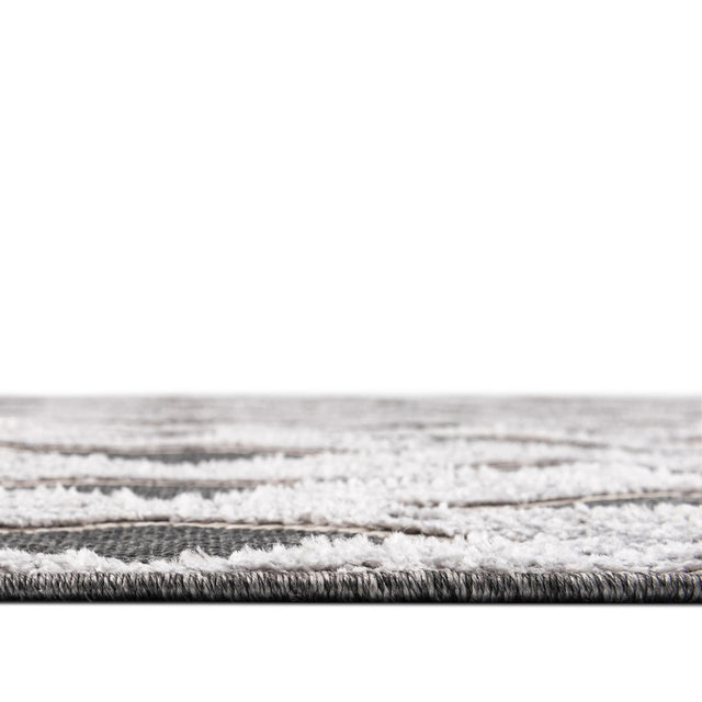 Charcoal 5' 3 x 8' Arlo Rectangle Area Rug 100% Polypropylene With Cotton Backing Easy Clean Indoor Living Room Bedroom Dining Office Carpet for Sale at Rug Engine