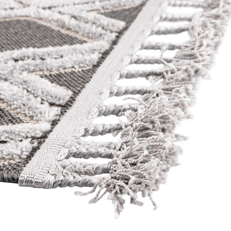 Charcoal 2' x 3' Arlo Rectangle Area Rug 100% Polypropylene With Cotton Backing Easy Clean Indoor Living Room Bedroom Dining Office Carpet for Sale at Rug Engine