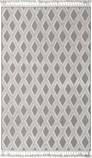 Charcoal 5' 3 x 8' Arlo Rectangle Area Rug 100% Polypropylene With Cotton Backing Easy Clean Indoor Living Room Bedroom Dining Office Carpet for Sale at Rug Engine