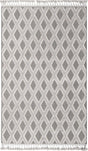 Charcoal 5' 3 x 8' Arlo Rectangle Area Rug 100% Polypropylene With Cotton Backing Easy Clean Indoor Living Room Bedroom Dining Office Carpet for Sale at Rug Engine